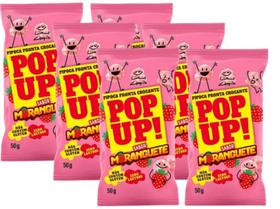 Pipoca Pop Up Sabor Moranguete 50g Bel - 6 Unid Pipoca Pop Up Sabor Moranguete 50g Bel - 6 Unid