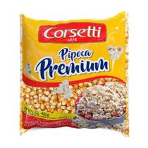 Pipoca Premium Corsetti 400G, Milho Para Pipoca Em Grãos, Amarelo, Deliciosamente Versátil E Rica Em Fibras, Culinária S