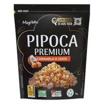 Pipoca Pronta Caramelo e Coco Damagrinha 90g Vegana Premium Pipoca Pronta Caramelo e Coco Damagrinha 90g Vegana Premium