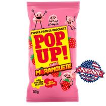 Pipoca Pronta Gourmet Pop Up Sabor Moranguete 50g Pipoca Pronta Gourmet Pop Up Sabor Moranguete 50g