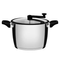 Pipoqueira Allegra Tramontina Fundo Triplo 22 cm em Aço Inox