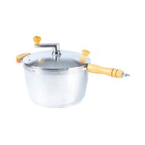 Pipoqueira Alumínio Polido Pipoca Doce Salgada 5100ml 24cm Pipoqueira Alumínio Polido Pipoca Doce Salgada 5100ml 24cm