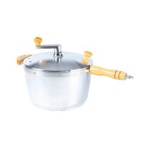 Pipoqueira Alumínio Polido Pipoca Doce Salgada 5100ml 24cm Pipoqueira Alumínio Polido Pipoca Doce Salgada 5100ml 24cm