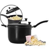 Pipoqueira Alumínio Preto Teflon Antiaderente N20 4,0 Litros Pegadores Baquelite Docesar