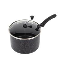 Pipoqueira Antiaderente com Tampa de Vidro 20Cm 4L Preto Nacional