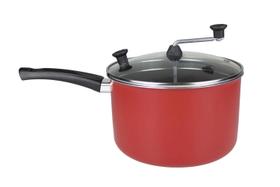 Pipoqueira Antiaderente Com Tampa de Vidro