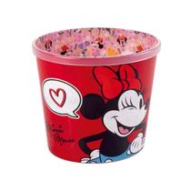 Pipoqueira Balde de Pipoca Super Decorado Minnie 2,1 Litros