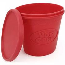 Pipoqueira Balde Pipoca Silicone Microondas Sem Oleo Pipoqueira Balde Pipoca Silicone Microondas Sem Oleo