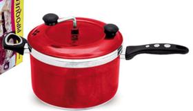 Pipoqueira com tampa alta star plus vermelha