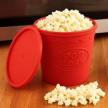 Pipoqueira de Micro-ondas em Silicone Resistente 1,8 Litros Sem Óleo Pipoqueira de Micro-ondas em Silicone Resistente 1,8 Litros Sem Óleo