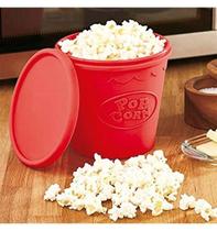 Pipoqueira De Microondas Popcorn De Silicone Com Tampa