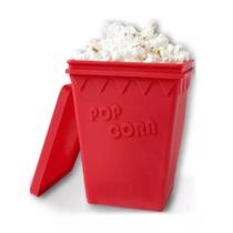 Pipoqueira De Silicone Micro-ondas Balde De Pipoca Sem Óleo