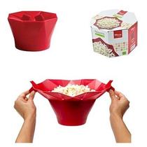 Pipoqueira De Silicone Para Microondas Sem Oleo Vermelha Pipoqueira De Silicone Para Microondas Sem Oleo Vermelha