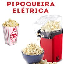 Pipoqueira Elétrica 1200W, Saudável e Rápida para Pipocas Pipoqueira Elétrica 1200W, Saudável e Rápida para Pipocas