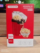 Pipoqueira Elétrica 127V 1100W Tomate MAZ-117A - Preparo Rápido e Saudável