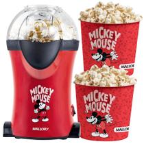 Pipoqueira Elétrica Disney Mickey Mallory com 2 Baldes Pipoca Gigantes Pipoqueira Elétrica Disney Mickey Mallory com 2 Baldes Pipoca Gigantes