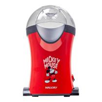 Pipoqueira Elétrica Mallory Mickey Mouse - Pipocas Sequinhas e Sem Óleo, Bocal Expedidor, Copo Medidor para Manteiga e Pés Antiderrapantes Pipoqueira Elétrica Mallory Mickey Mouse - Pipocas Sequinhas e Sem Óleo, Bocal Expedidor, Copo Medidor para Manteiga e Pés Antiderrapantes