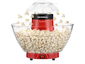 PIPOQUEIRA ELETRICA MONDIAL 1200W - C/ COLHER DOSADORA Vermelho 220V