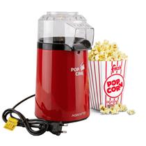 Pipoqueira Elétrica Portátil Sem Óleo 1200w Cinema Vermelha