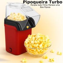 Pipoqueira Elétrica Sem Óleo Pipoca 110v Máquina Ar Quente Cozinha Cinema Filmes Saudável Potente