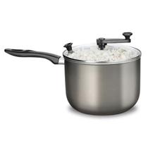 Pipoqueira Grafite 4,8 Litros Antiaderente com Tampa de Vidro 1313 MTA