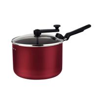 Pipoqueira Loreto 20 cm 3,5 L em Alumínio com Revestimento Antiaderente Starflon Max Vermelho Tramontina 20387/720