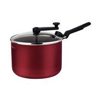 Pipoqueira Loreto em Alumínio com Revestimento em Antiaderente Starflon Max Vermelho 20 cm 3,5 L - Tramontina