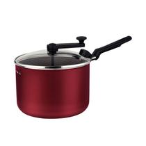 Pipoqueira Loreto em Aluminio com Revestimento Interno Antiaderente Starflon 20cm 3,5l Vermelho