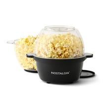 Pipoqueira Nostalgia Antiaderente com Misturador para 8 Xícaras de Pipoca Estilo Cinema com Óleo Quente - Tampa e Tigela de Duplo Uso - Tecnologia de Aquecimento Rápido e Alças Térmicas - Fácil Armazenamento - Preta Pipoqueira Nostalgia Antiaderente com Misturador para 8 Xícaras de Pipoca Estilo Cinema com Óleo Quente - Tampa e Tigela de Duplo Uso - Tecnologia de Aquecimento Rápido e Alças Térmicas - Fácil Armazenamento - Preta