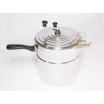 Pipoqueira Panela De Alumínio Polido 5 Litros Luxo Nº 22 Pipoca Salgada E Doce Pipoqueira Panela De Alumínio Polido 5 Litros Luxo Nº 22 Pipoca Salgada E Doce