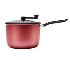 Pipoqueira Picpoc 4,2L Tampa de Vidro Antiaderente Cereja