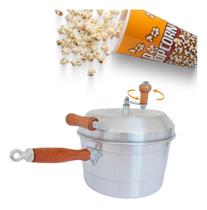 Pipoqueira Profissional 5 Litros Alumínio Legitima Panela De Pipoca Doce E Salgada
