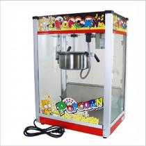 Pipoqueira Profissional Elétrica Alta produção para uso comercial 1300W Até 5Kg/H Pipoca Festa Eventos Cinema Buffets Inox