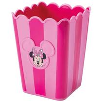 Pipoqueira Quadrada e Decorada Minnie Mouse Rosa 17730 - Plasútil