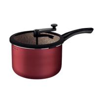 Pipoqueira Tramontina Paris 22 Cm 4,8 Litros Vermelho Em Alumínio Starflon Max