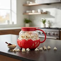 Pipoqueira Vidro Micro-ondas Sem Óleo Fitness Pipoca 2,8L Pipoqueira Vidro Micro-ondas Sem Óleo Fitness Pipoca 2,8L