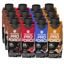Piracanjuba Whey 23g Pro Force Bebida Láctea Uht Zero Lactose Caixa 12x250ml