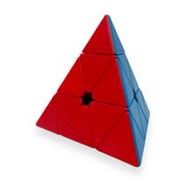 Pirâmide Cubo Mágico profissional Triângulo sem adesivo 3x3x3 Rapida - DengoToys