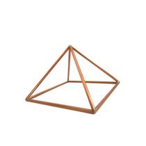 Pirâmide de Cobre 13cm Proporções Quéops - Profissional - Solda Reforçada
