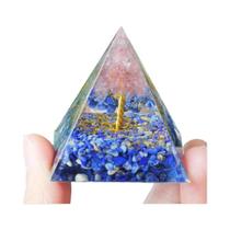 Pirâmide De Energia De Ametista Orgonite Cristais De Cura Reiki Ferramenta De Chakra Pedras De