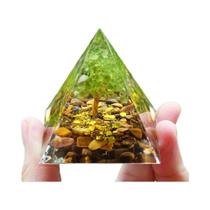 Pirâmide De Energia De Ametista Orgonite Cristais De Cura Reiki Ferramenta De Chakra Pedras De