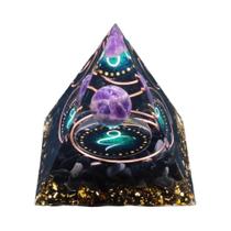 Pirâmide De Orgone De Ametista Peridoto, Energia De Cristal De Cura, Doze Constelações, Ferramenta