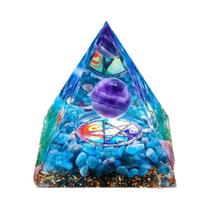 Pirâmide De Orgônio De Ametista E Peridoto, Cristal De Cura Com Energia Das Doze Constelações,