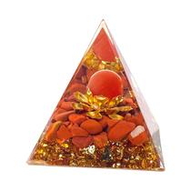 Pirâmide De Orgonita De Ametista Cristal De Cura Gerador De Energia De Chakra Redução De Estresse