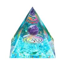 Pirâmide De Orgonita De Obsidiana Cristal De Energia Para Yoga Decoração De Casa E Escritório