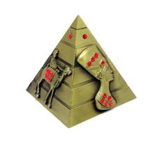 Piramide Egipcia Miniatura 8 Cm Altura Decorativa - JKNEW