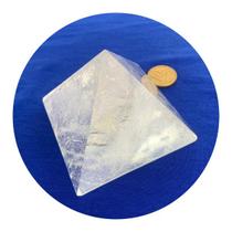 Pirâmide Quartzo Cristal Natural Baseada Em Queops 70mm 276g