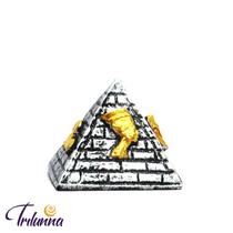 Pirâmide Resina 04,5cm Prata - Trilunna
