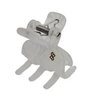 Piranha de Cabelo Bianca Rome Média Renda Branca 05 007 T10