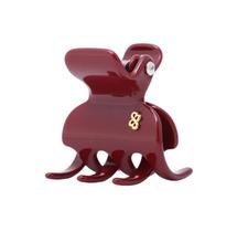 Piranha de Cabelo Bianca Rome Média Vinho 05 007 BJ Piranha de Cabelo Bianca Rome Média Vinho 05 007 BJ